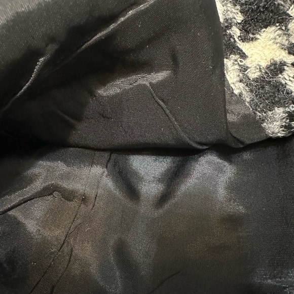 SOLD OUT Talbots Grey/Black/Ivory Wool Blend Boucle lady jacket - Picture 2 of 7